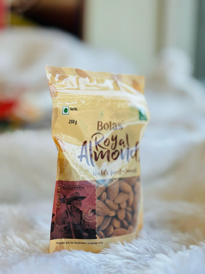 BOLAS ROYAL ALMONDS 250gm