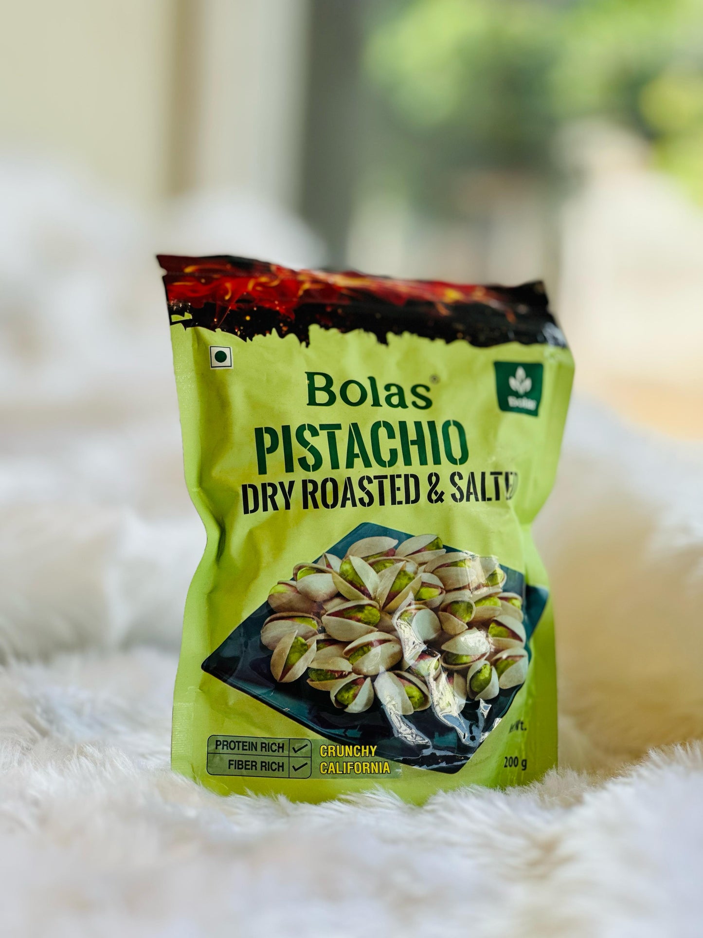 BOLAS PISTACHIO DRY ROASTED & SALTED 200gm