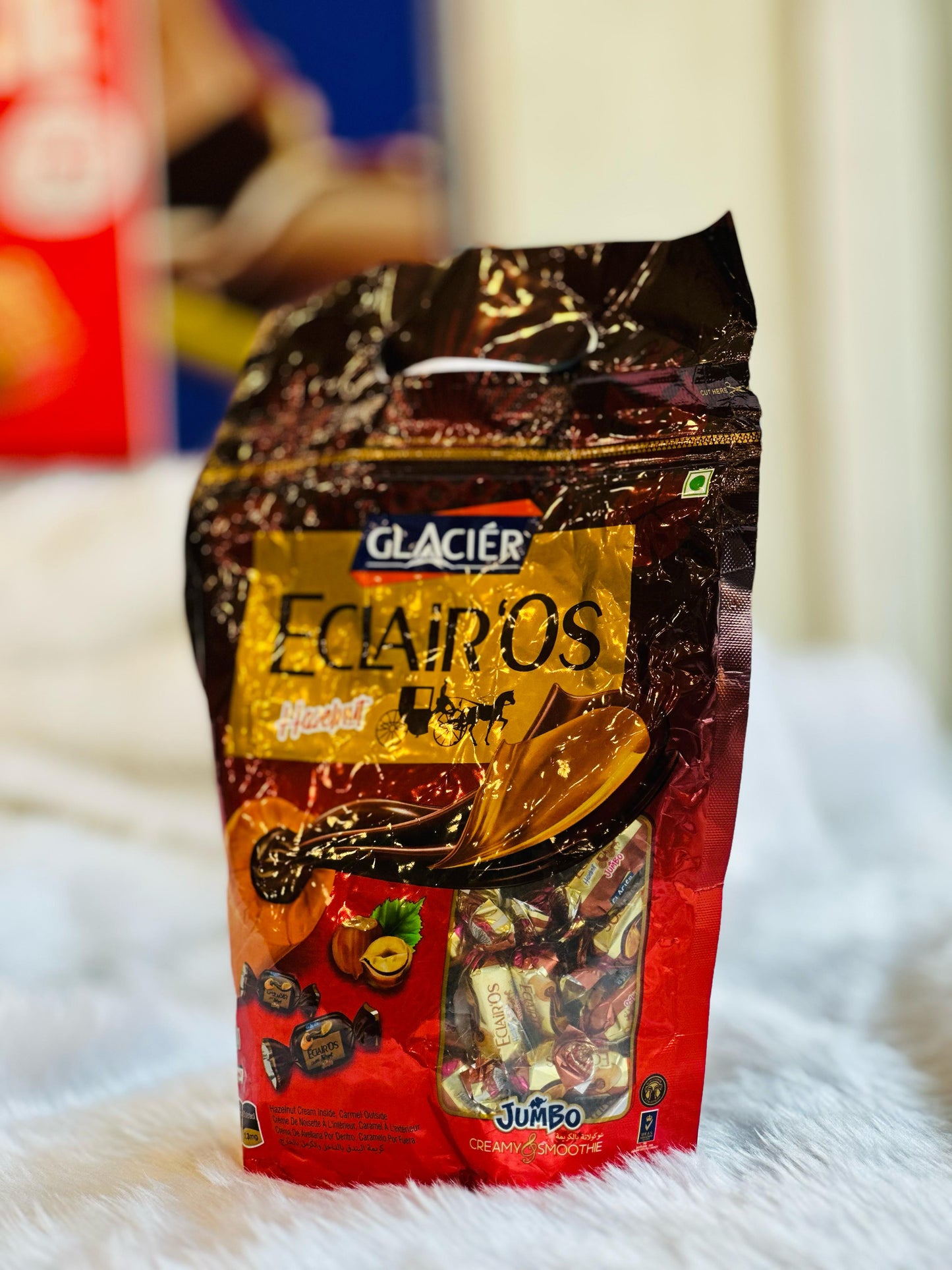 GLACIER ECLAIROS HAZELNUT 625gm